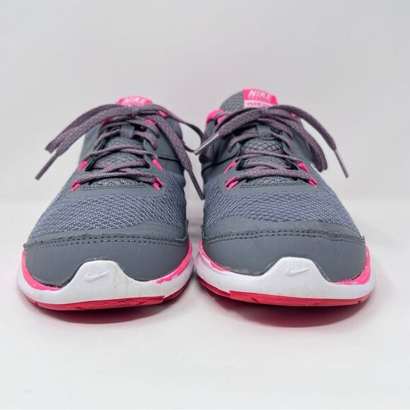 Nike Women’s Flex Trainer 5 Gray Pink Running Shoes Size 7 (724858-003) - Picture 8 of 9